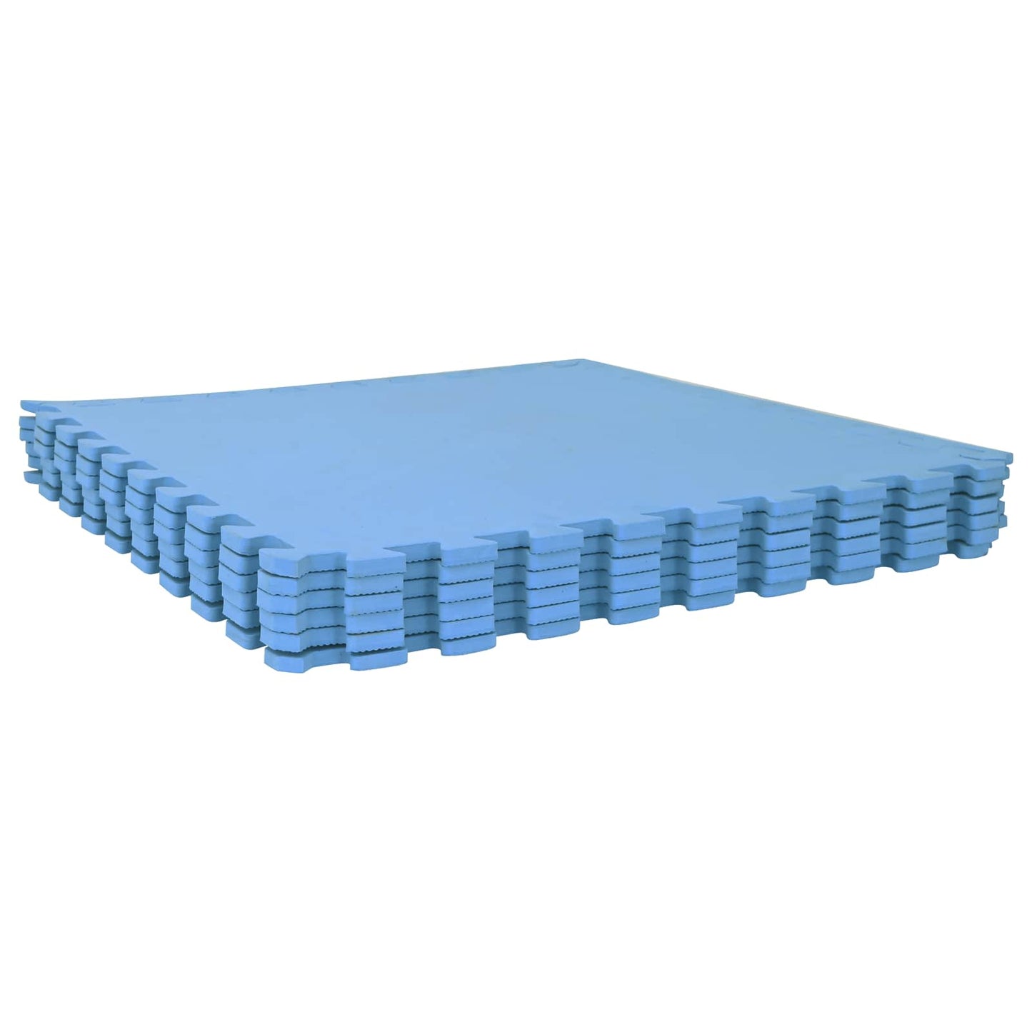 vidaXL Pool Ground Mat 40 pcs Blue 14.4 m² EVA Foam 4