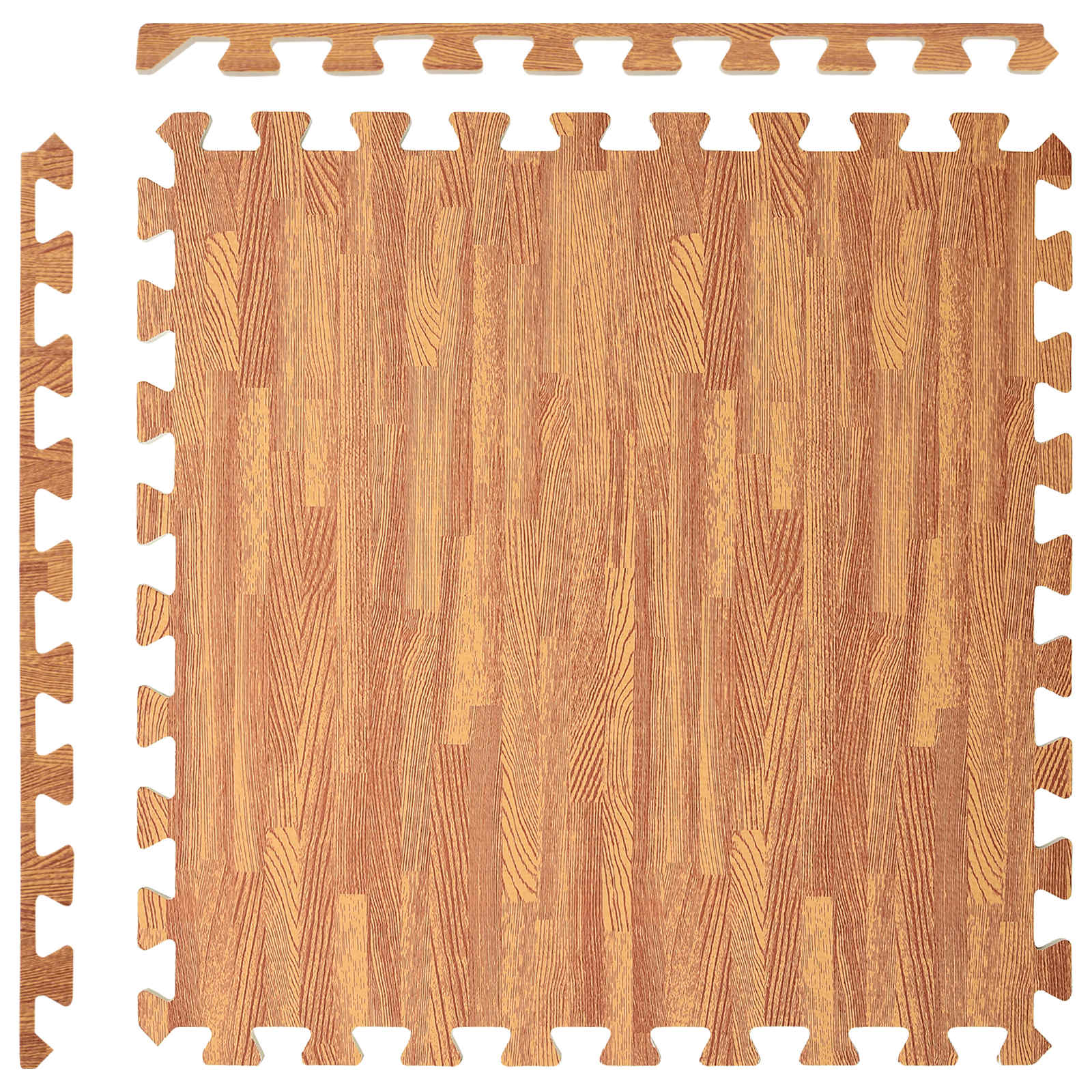 vidaXL Pool Ground Mat 6 pcs Wood 2.16 m² EVA Foam 6