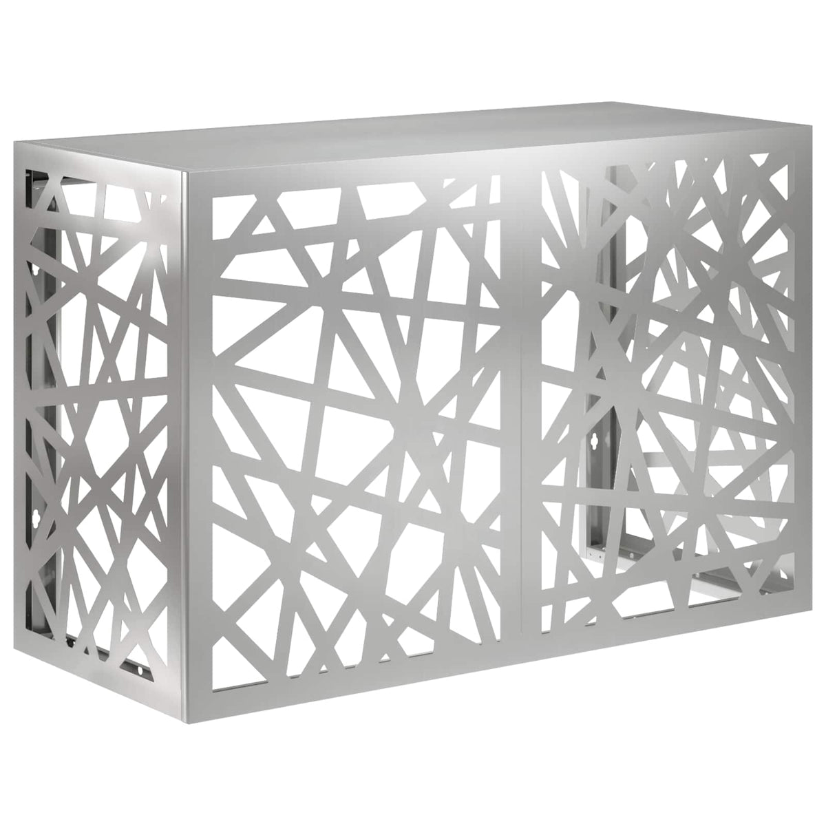 Air Conditioner Cover 90 x 40 x 60 cm Steel Geometric mesh Pattern Galvanised steel