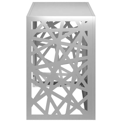 vidaXL Air Conditioner Cover Silver 90 x 40 x 60 cm Galvanised Steel 4