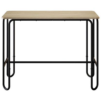 vidaXL Dining Table 100 x 50 x 75 cm Engineered Wood Sonoma Oak 3