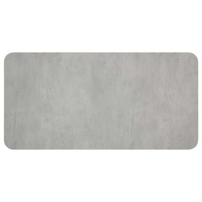 vidaXL Dining Table 100 x 50 x 75 cm Engineered Wood Concrete Grey 5