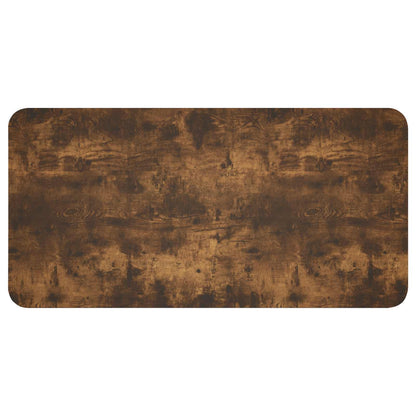 vidaXL Dining Table 100 x 50 x 75 cm Engineered Wood Smoked Oak 5