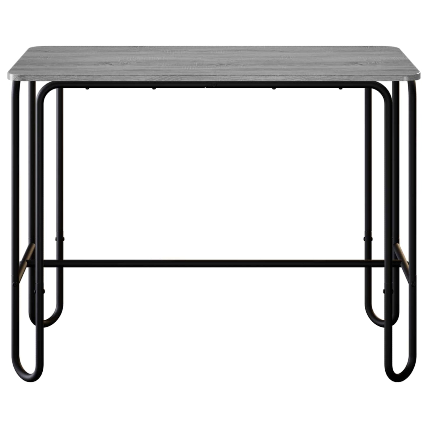 vidaXL Dining Table 100 x 50 x 75 cm Engineered Wood Grey Sonoma 3