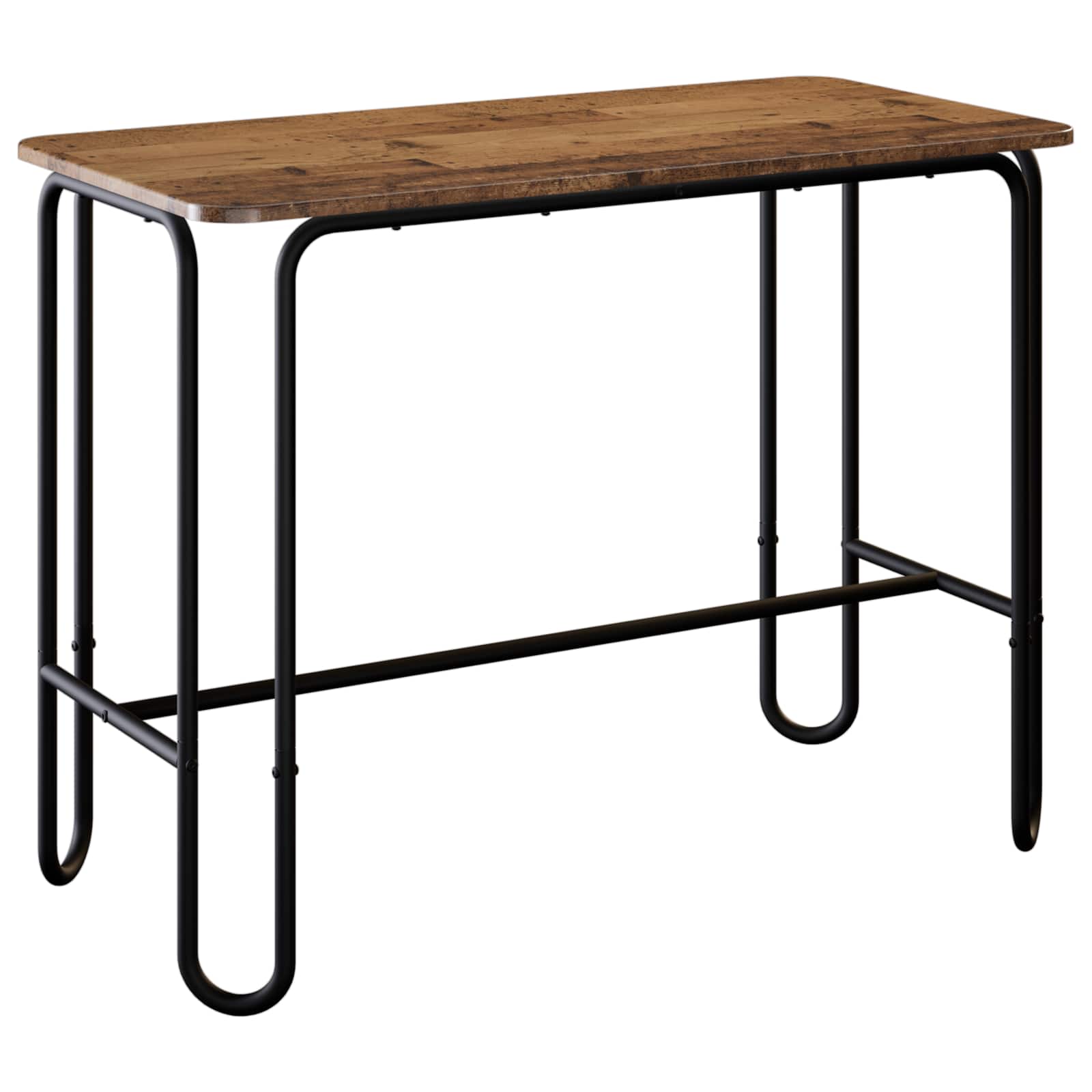 vidaXL Dining Table 100 x 50 x 75 cm Engineered Wood Old Wood 2