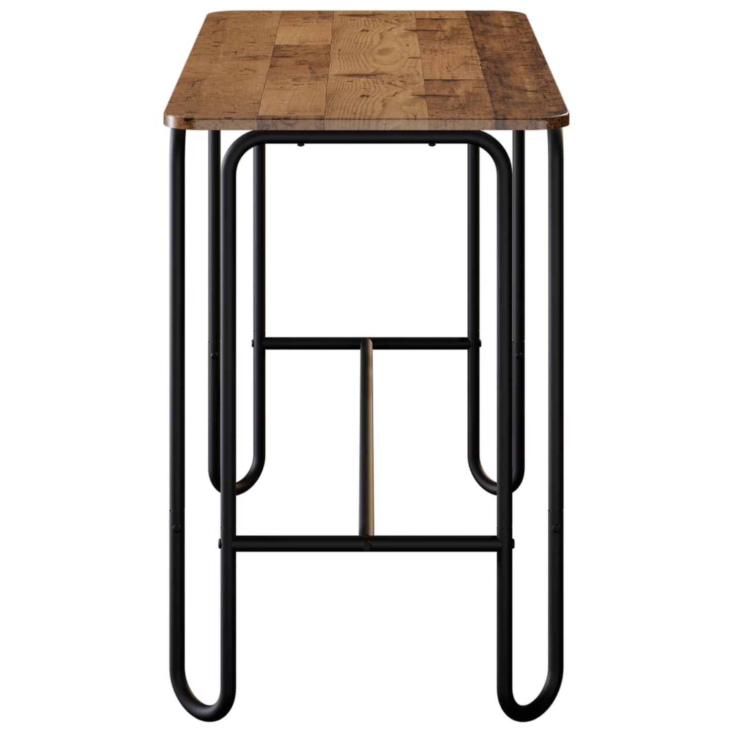 vidaXL Dining Table 100 x 50 x 75 cm Engineered Wood Old Wood 4