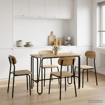 vidaXL Dining Table 100 x 50 x 75 cm Engineered Wood Artisan Oak 1