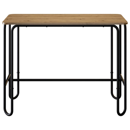 vidaXL Dining Table 100 x 50 x 75 cm Engineered Wood Artisan Oak 3