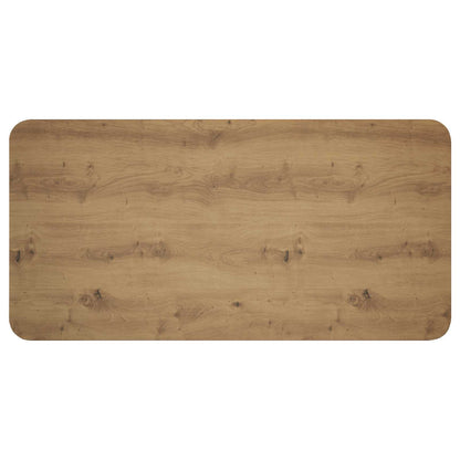 vidaXL Dining Table 100 x 50 x 75 cm Engineered Wood Artisan Oak 5