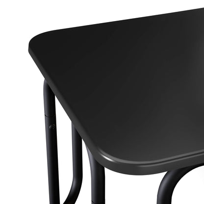 vidaXL Coffee Table Black 100 x 50 x 45 cm Engineered Wood 5