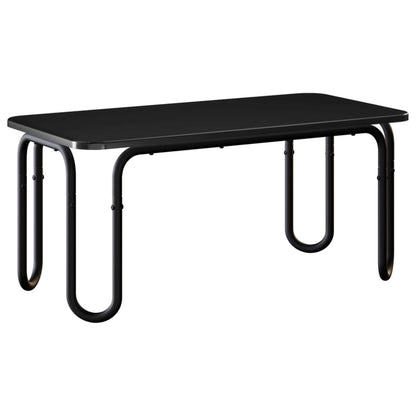 vidaXL Coffee Table Black 100 x 50 x 45 cm Engineered Wood 2