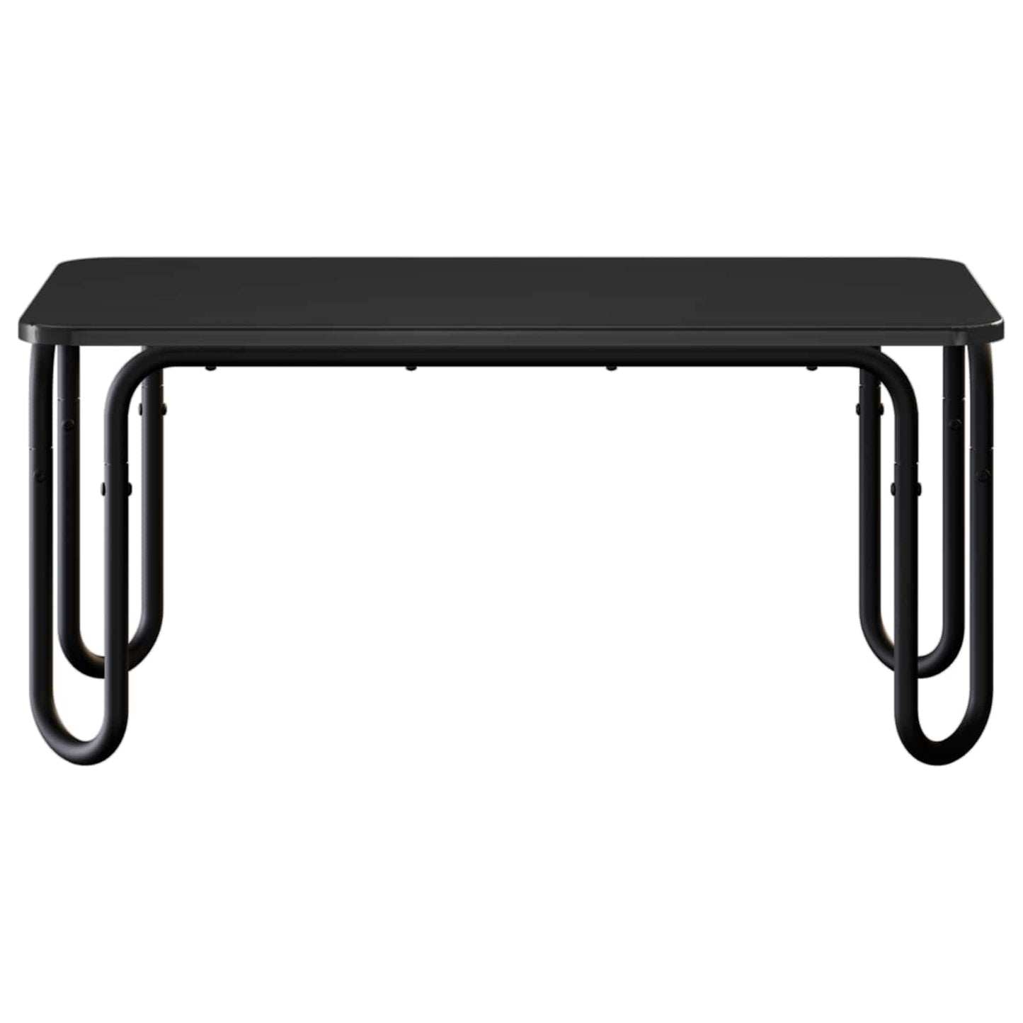 vidaXL Coffee Table Black 100 x 50 x 45 cm Engineered Wood 3