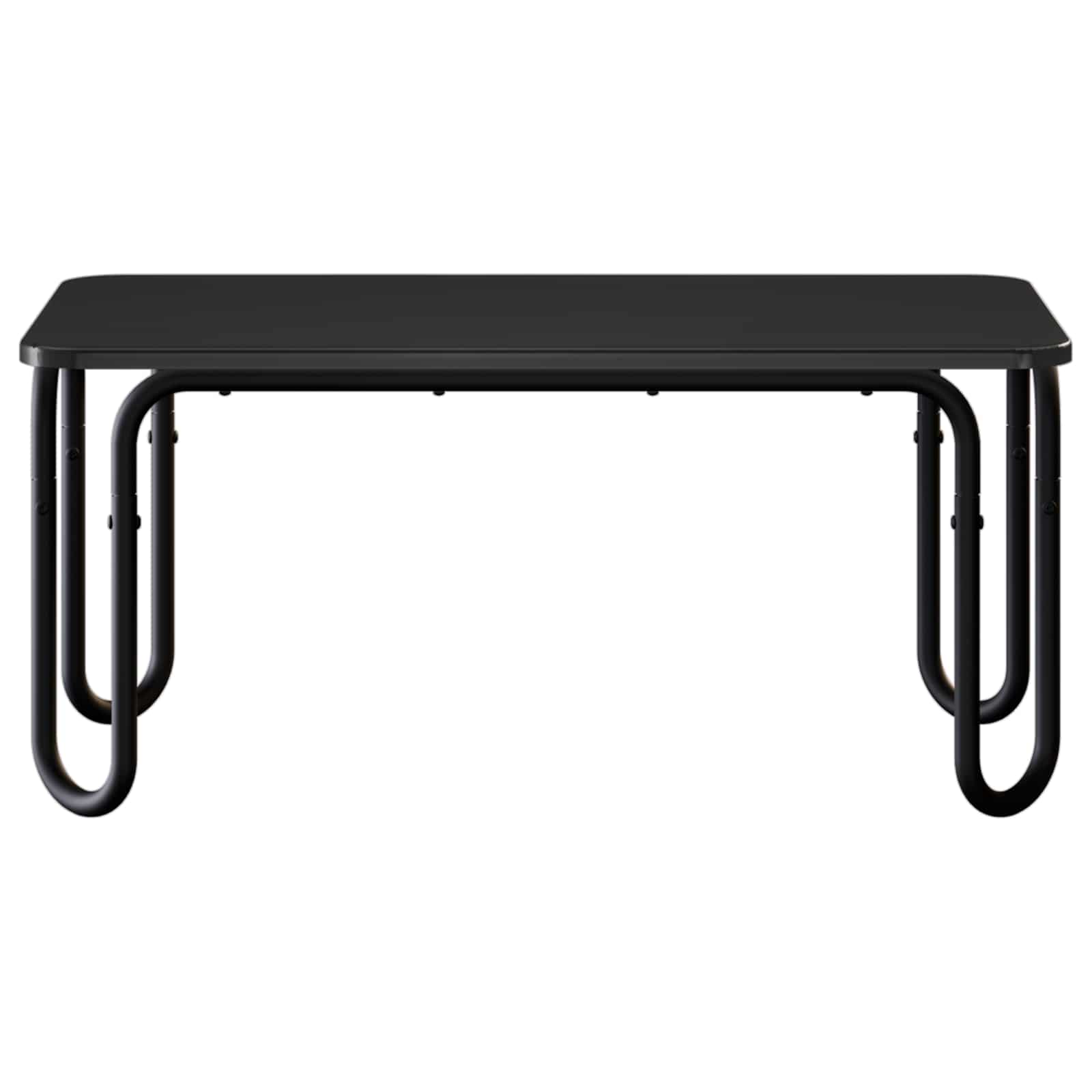 vidaXL Coffee Table Black 100 x 50 x 45 cm Engineered Wood 3