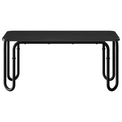 vidaXL Coffee Table Black 100 x 50 x 45 cm Engineered Wood 3