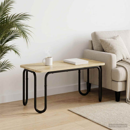 vidaXL Coffee Table Sonoma Oak 100 x 50 x 45 cm Engineered Wood 1