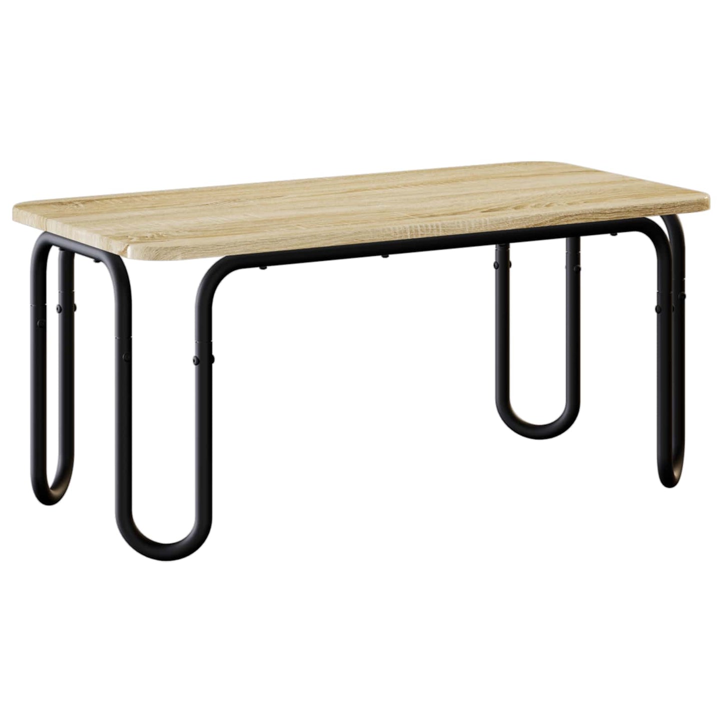 vidaXL Coffee Table Sonoma Oak 100 x 50 x 45 cm Engineered Wood 2