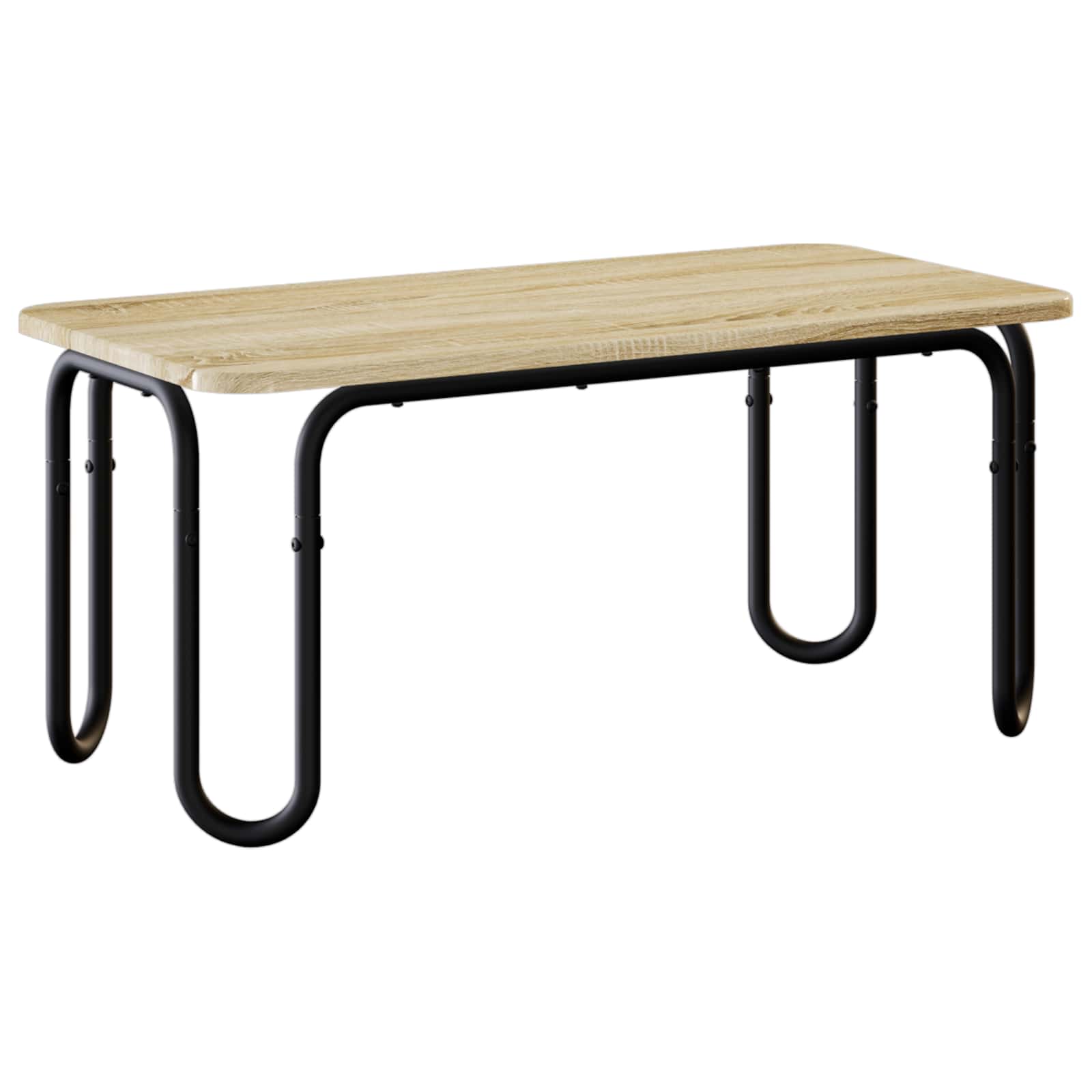 vidaXL Coffee Table Sonoma Oak 100 x 50 x 45 cm Engineered Wood 2