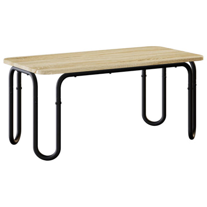 vidaXL Coffee Table Sonoma Oak 100 x 50 x 45 cm Engineered Wood 2