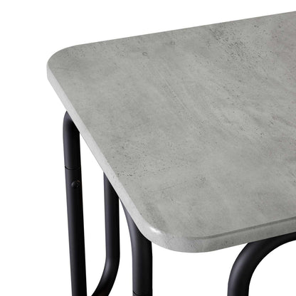 vidaXL Coffee Table Concrete Grey 100 x 50 x 45 cm Engineered Wood 5