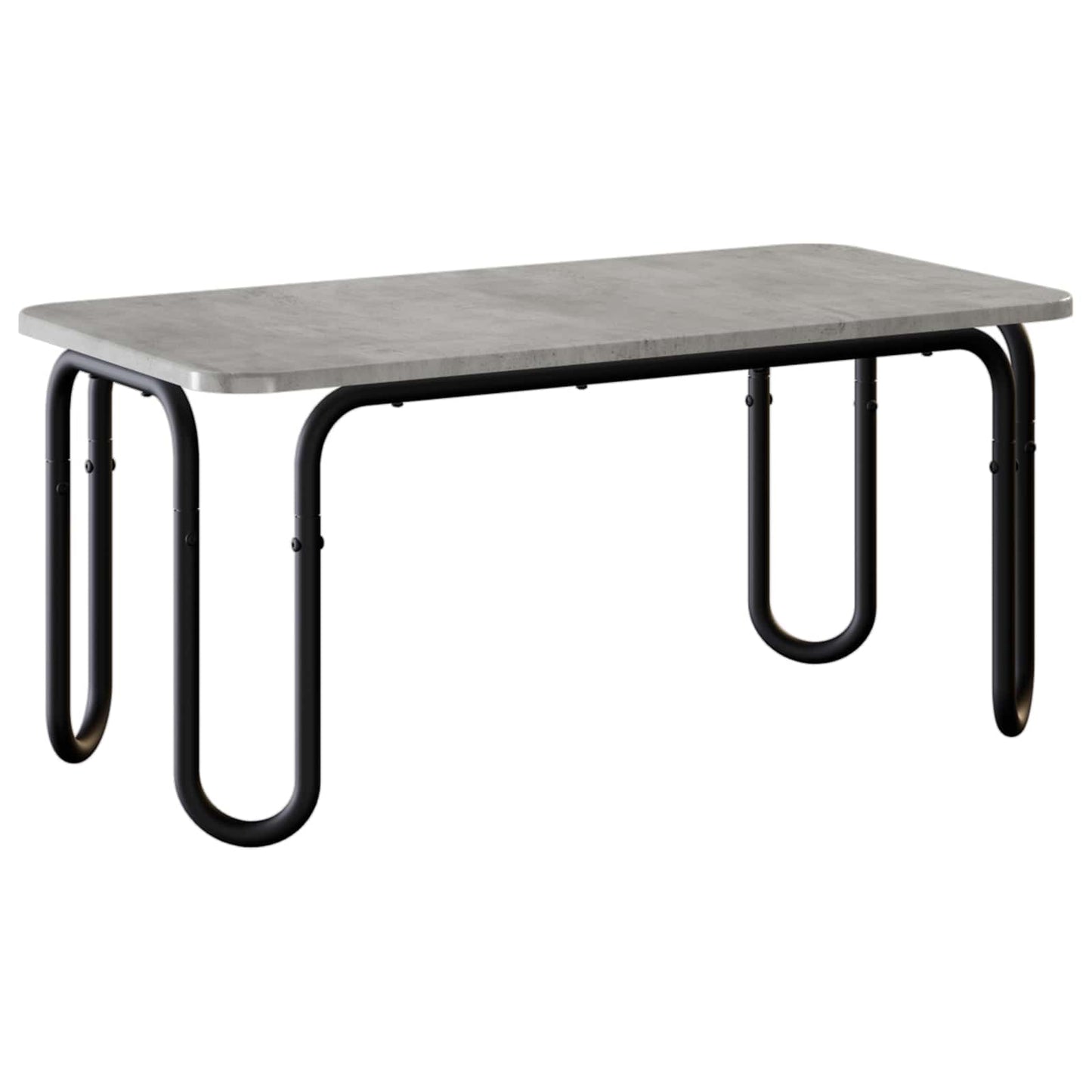 vidaXL Coffee Table Concrete Grey 100 x 50 x 45 cm Engineered Wood 2
