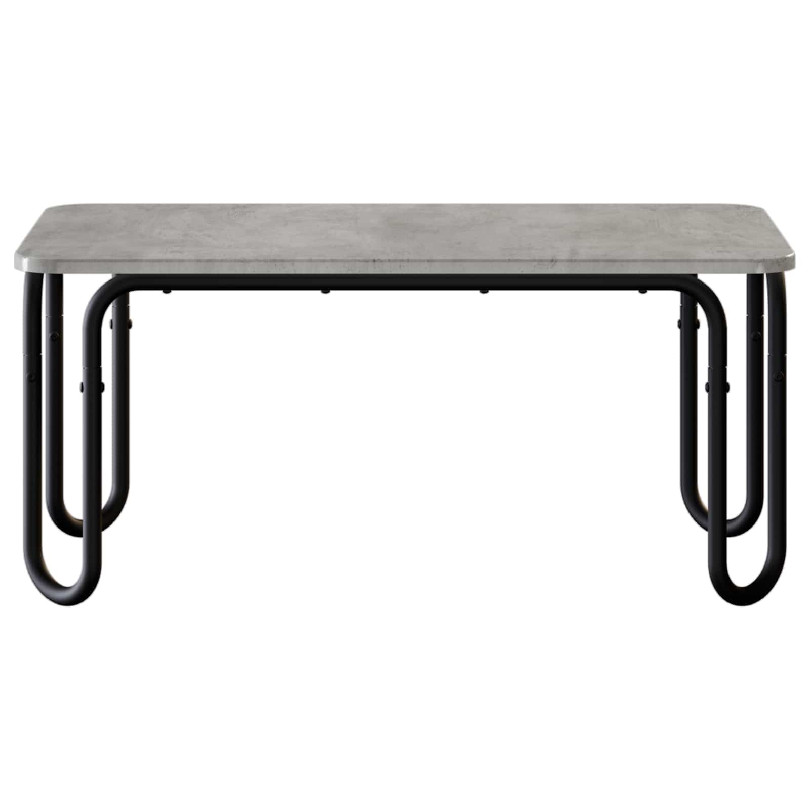 vidaXL Coffee Table Concrete Grey 100 x 50 x 45 cm Engineered Wood 3