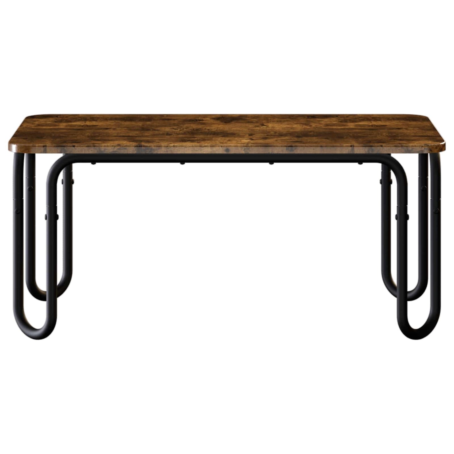 vidaXL Coffee Table Smoked Oak 100 x 50 x 45 cm Engineered Wood 3
