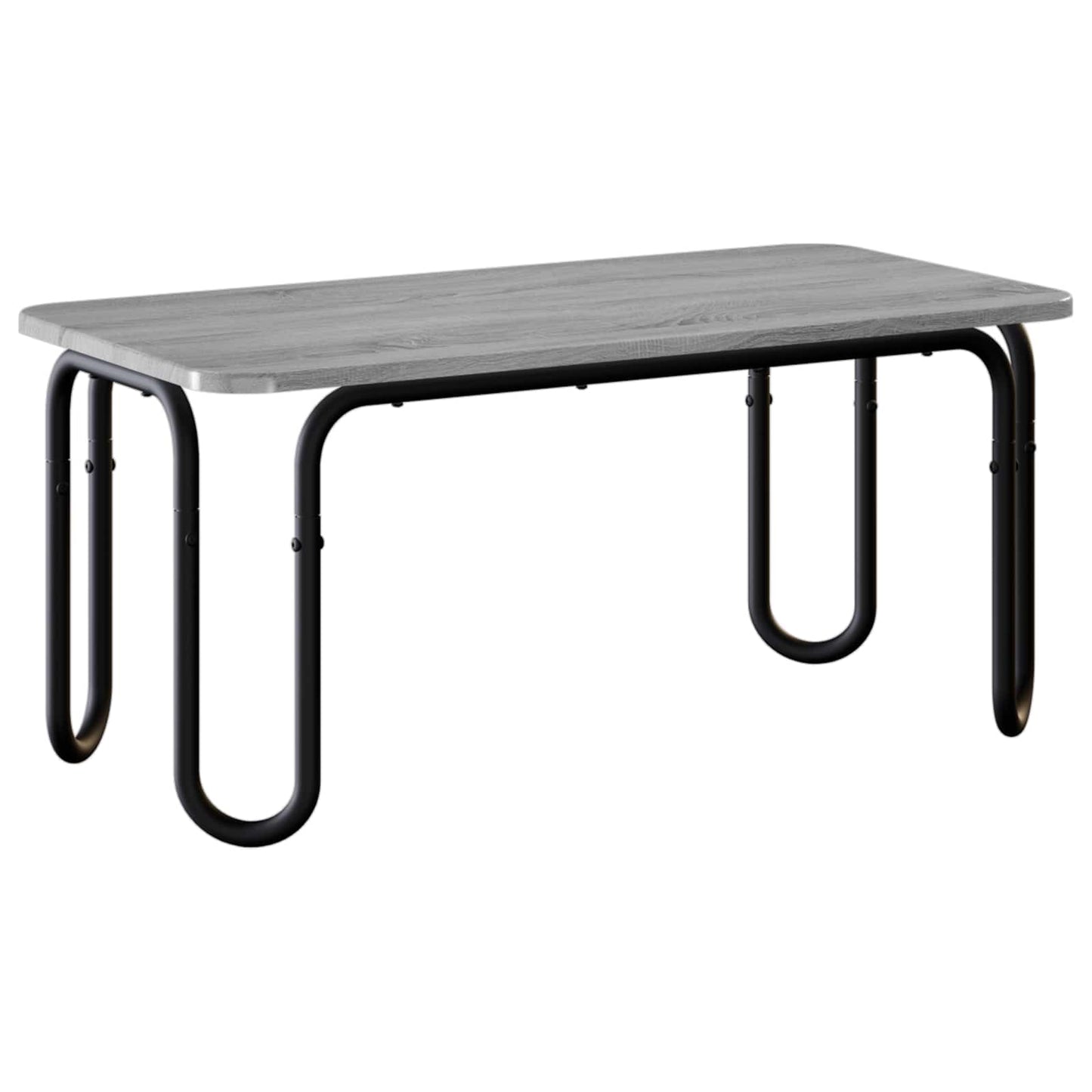 vidaXL Coffee Table Grey Sonoma 100 x 50 x 45 cm Engineered Wood 2