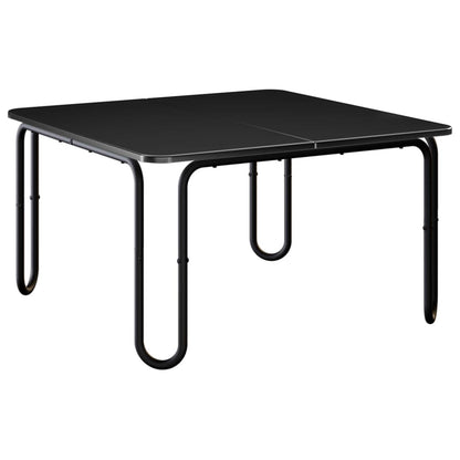 vidaXL Coffee Table Black 79.5 x 79.5 x 45 cm Engineered Wood 2