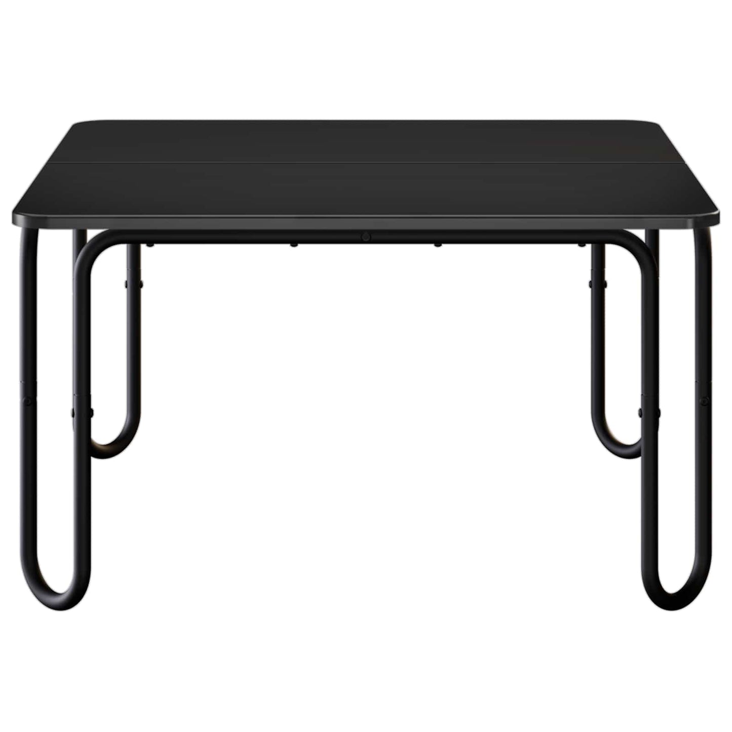 vidaXL Coffee Table Black 79.5 x 79.5 x 45 cm Engineered Wood 4