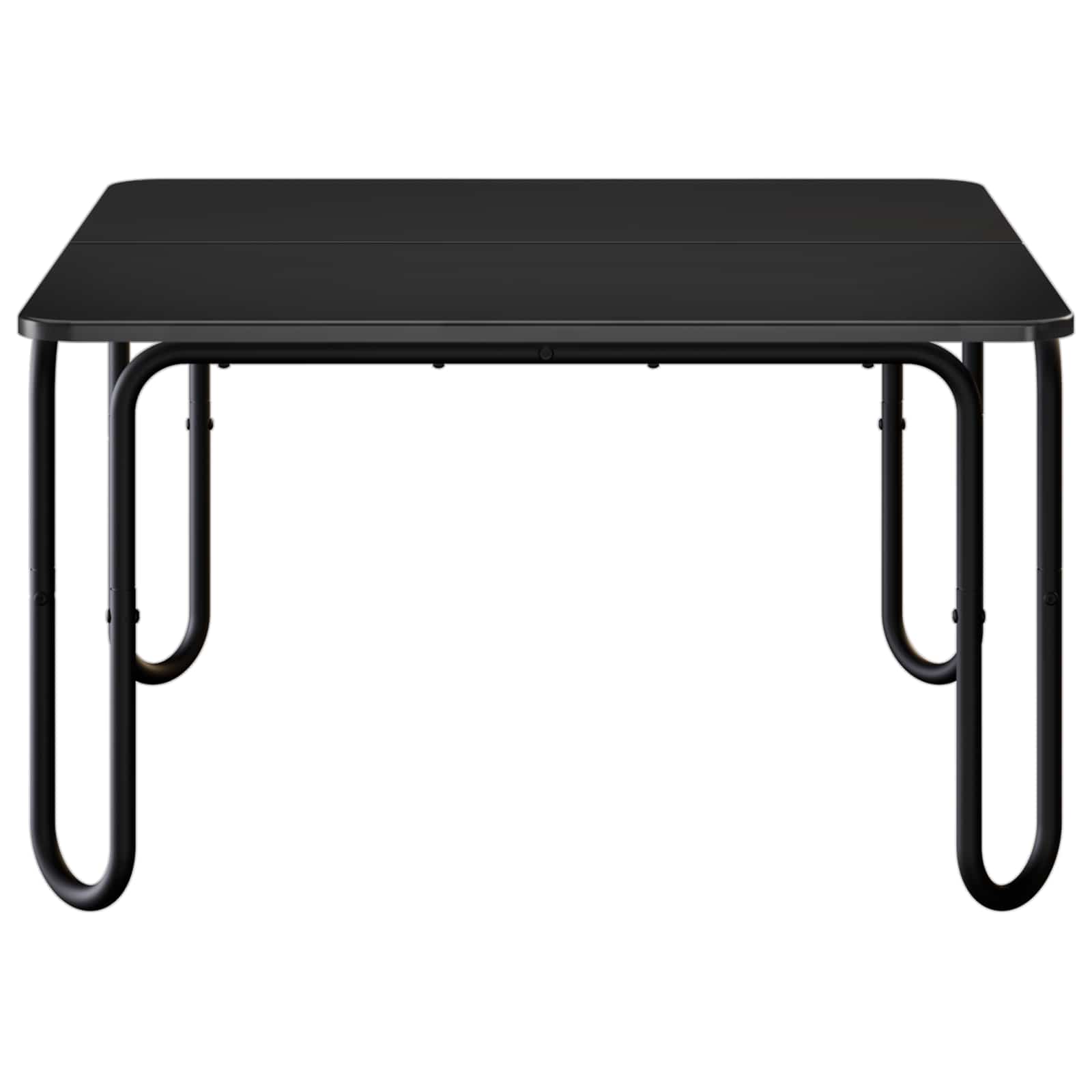 vidaXL Coffee Table Black 79.5 x 79.5 x 45 cm Engineered Wood 4