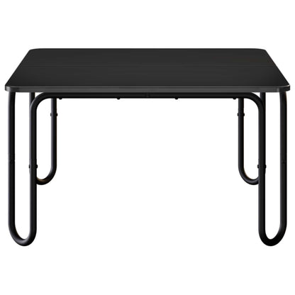 vidaXL Coffee Table Black 79.5 x 79.5 x 45 cm Engineered Wood 4