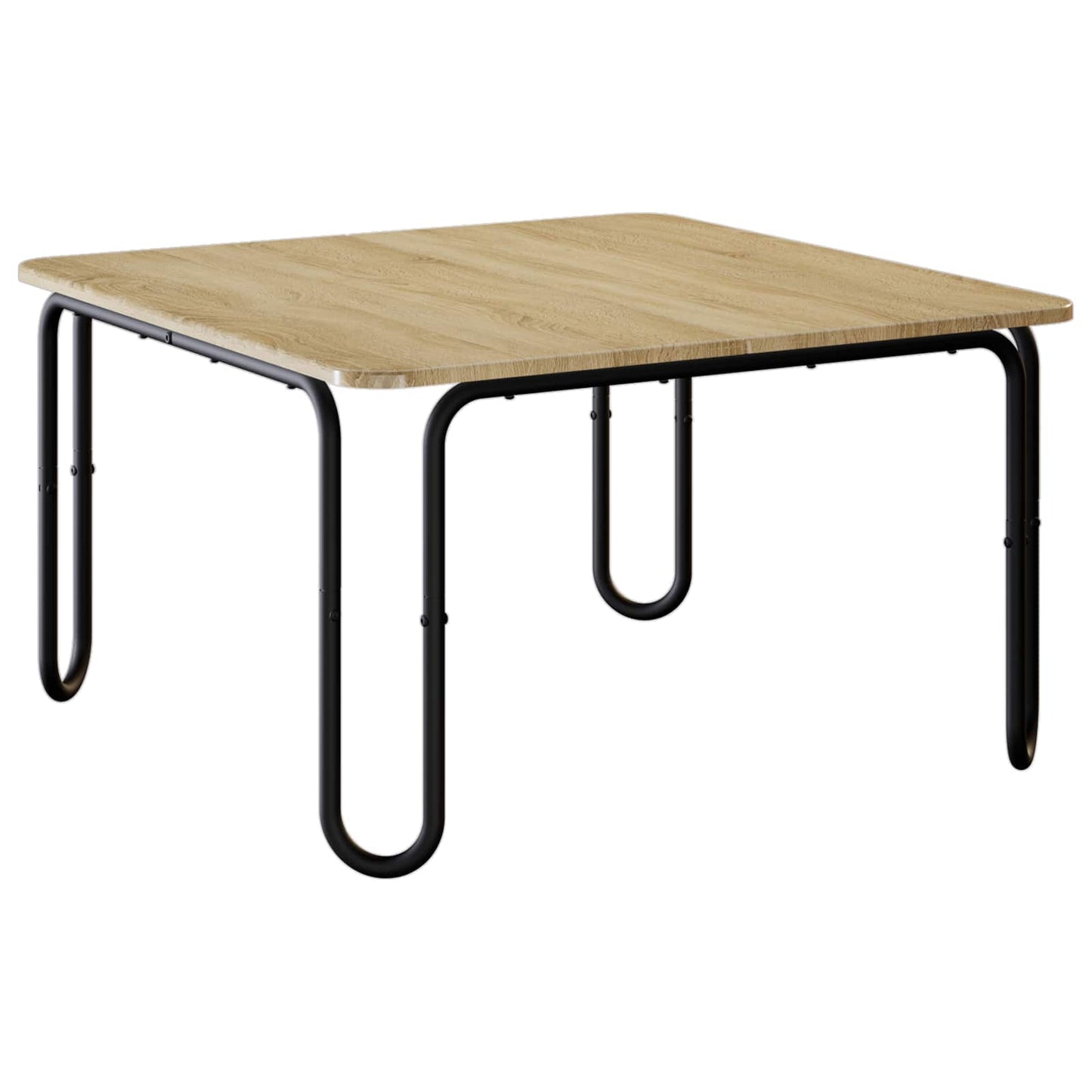 vidaXL Coffee Table Sonoma Oak 79.5 x 79.5 x 45 cm Engineered Wood 2