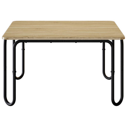 vidaXL Coffee Table Sonoma Oak 79.5 x 79.5 x 45 cm Engineered Wood 4