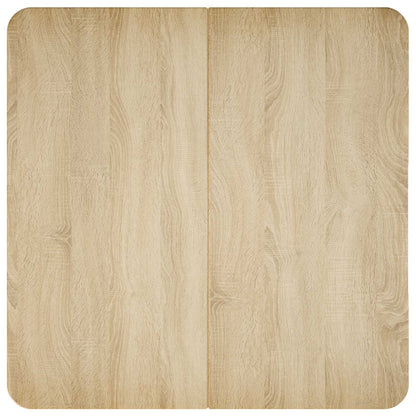 vidaXL Coffee Table Sonoma Oak 79.5 x 79.5 x 45 cm Engineered Wood 5