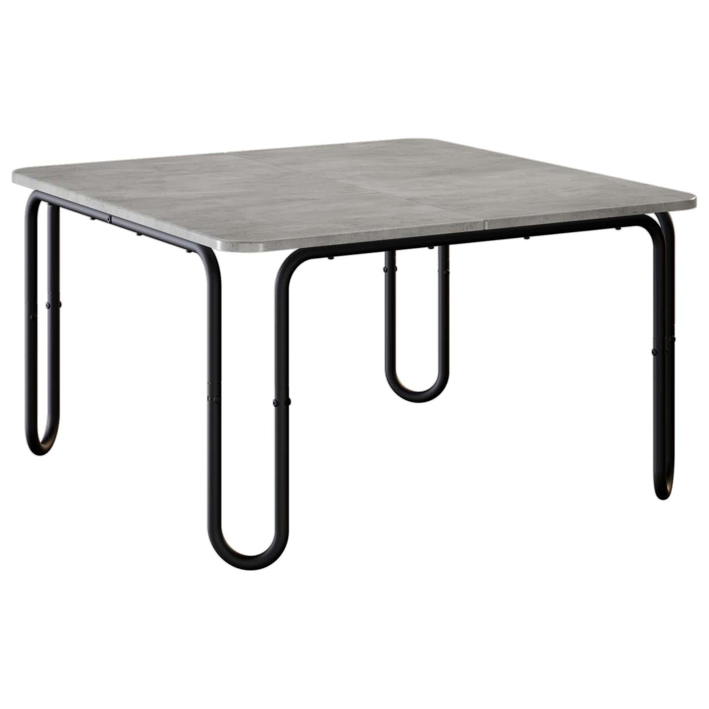 vidaXL Coffee Table Concrete Grey 79.5 x 79.5 x 45 cm Engineered Wood 2