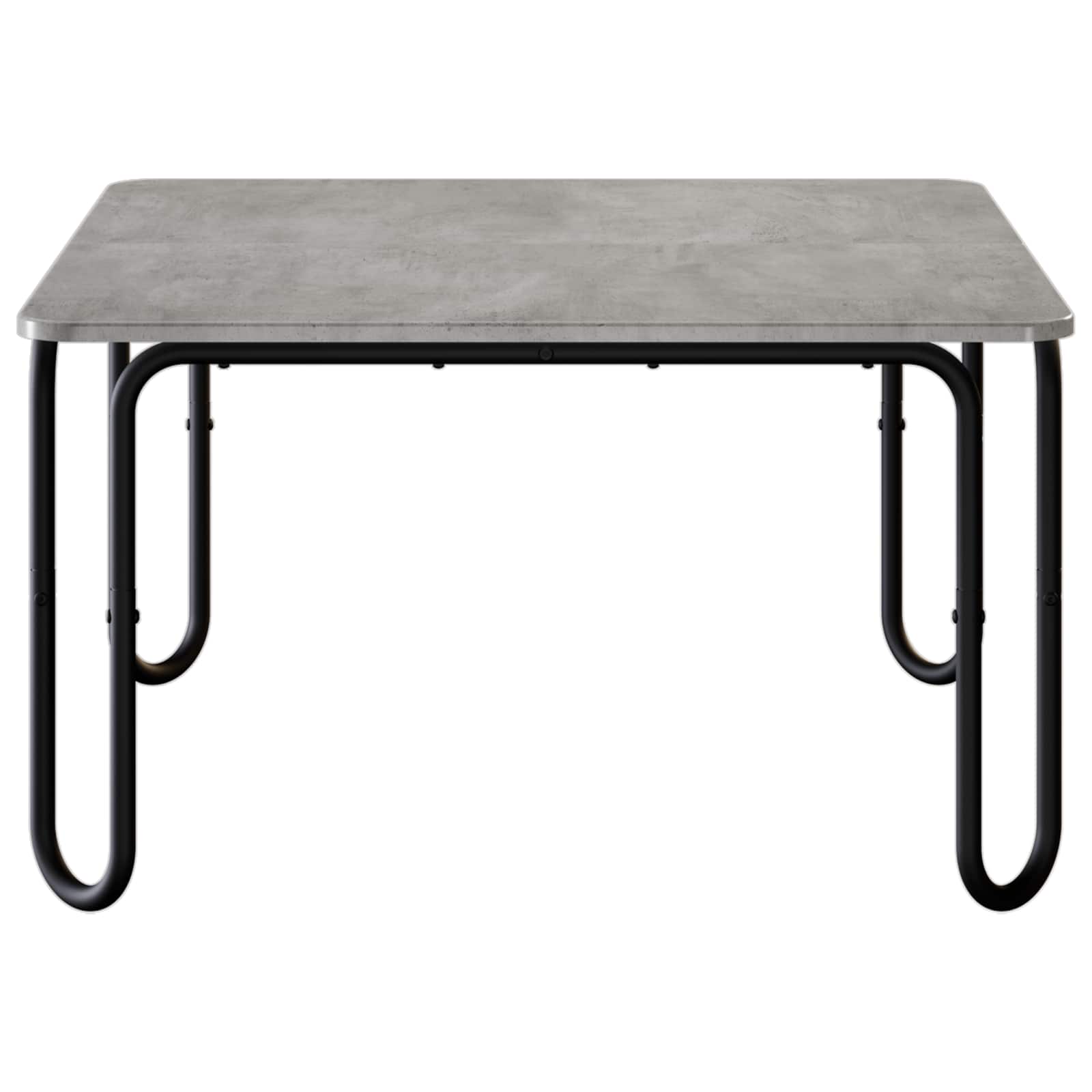 vidaXL Coffee Table Concrete Grey 79.5 x 79.5 x 45 cm Engineered Wood 4