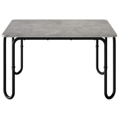 vidaXL Coffee Table Concrete Grey 79.5 x 79.5 x 45 cm Engineered Wood 4