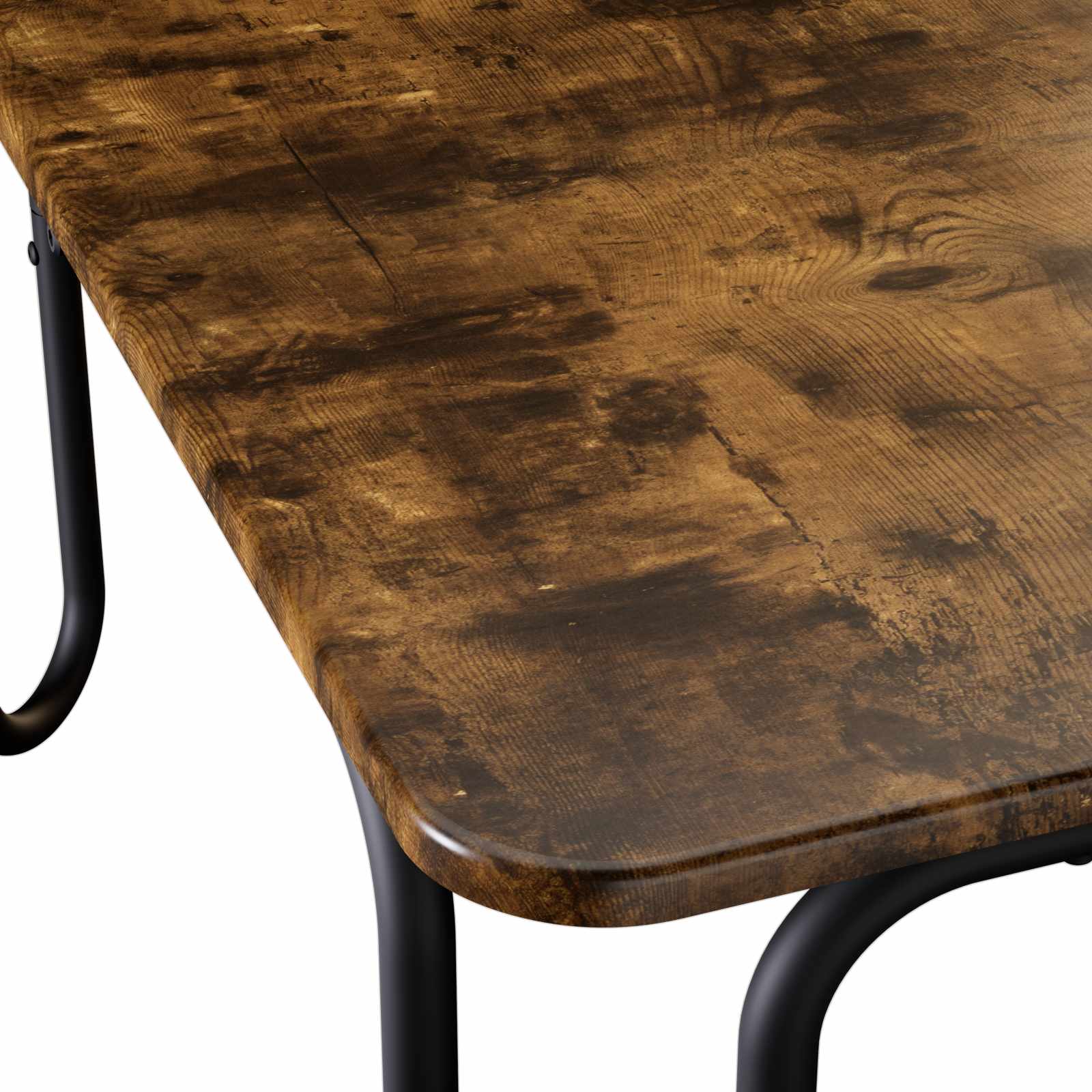 vidaXL Coffee Table Smoked Oak 79.5 x 79.5 x 45 cm Engineered Wood 6