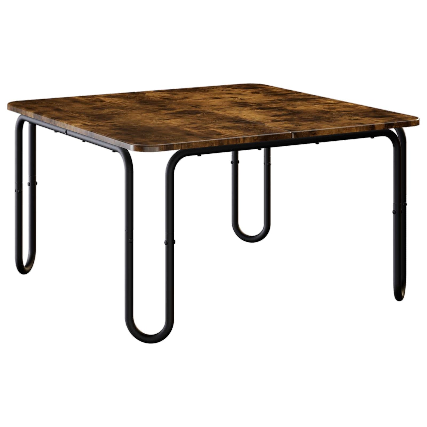 vidaXL Coffee Table Smoked Oak 79.5 x 79.5 x 45 cm Engineered Wood 2