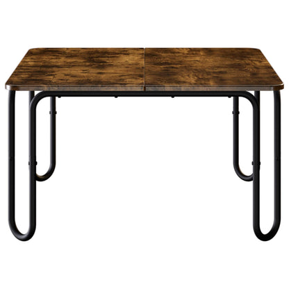 vidaXL Coffee Table Smoked Oak 79.5 x 79.5 x 45 cm Engineered Wood 3