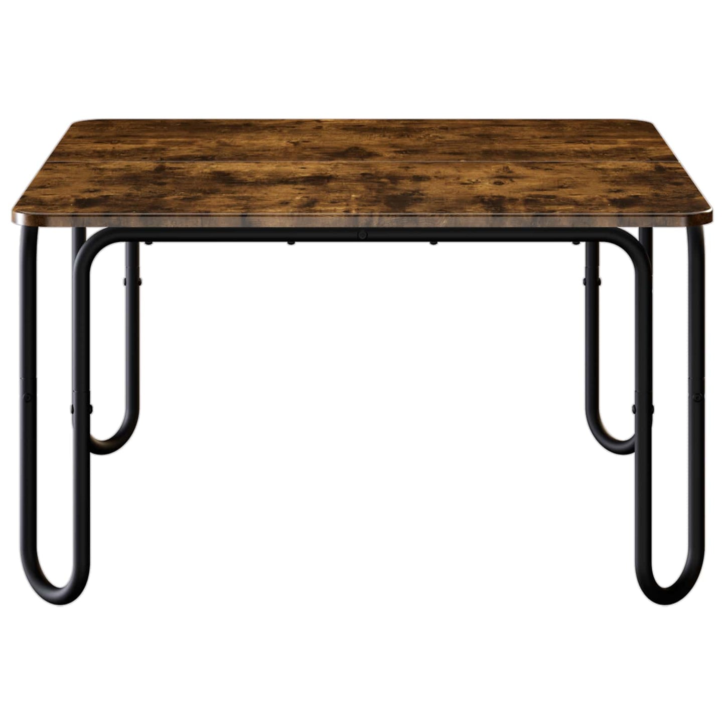 vidaXL Coffee Table Smoked Oak 79.5 x 79.5 x 45 cm Engineered Wood 4
