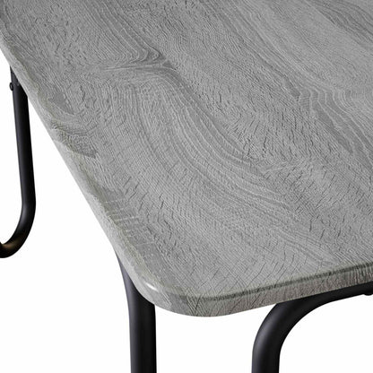 vidaXL Coffee Table Grey Sonoma 79.5 x 79.5 x 45 cm Engineered Wood 6