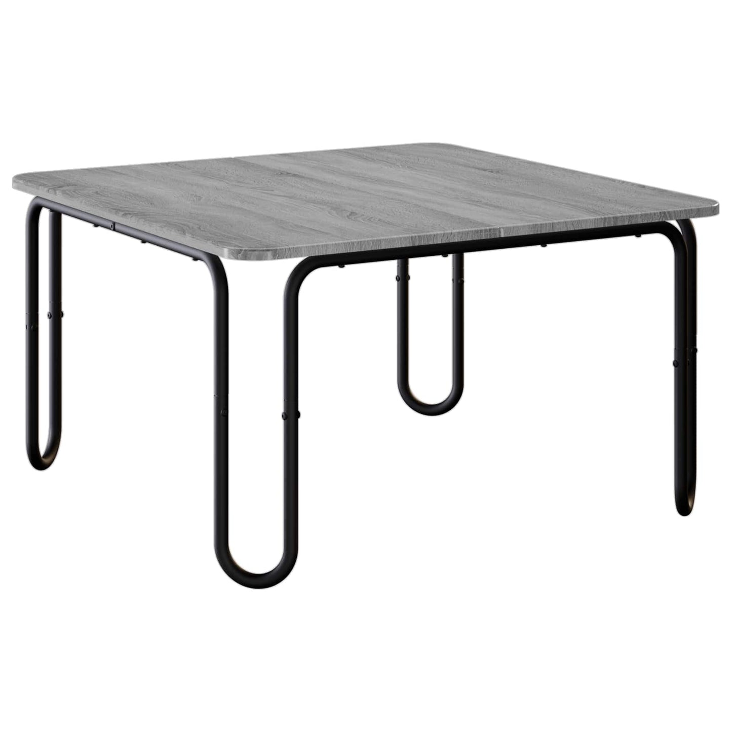 vidaXL Coffee Table Grey Sonoma 79.5 x 79.5 x 45 cm Engineered Wood 2