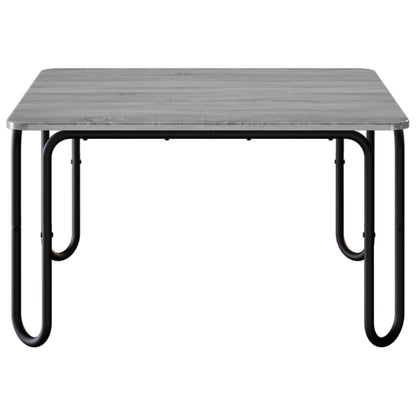 vidaXL Coffee Table Grey Sonoma 79.5 x 79.5 x 45 cm Engineered Wood 4