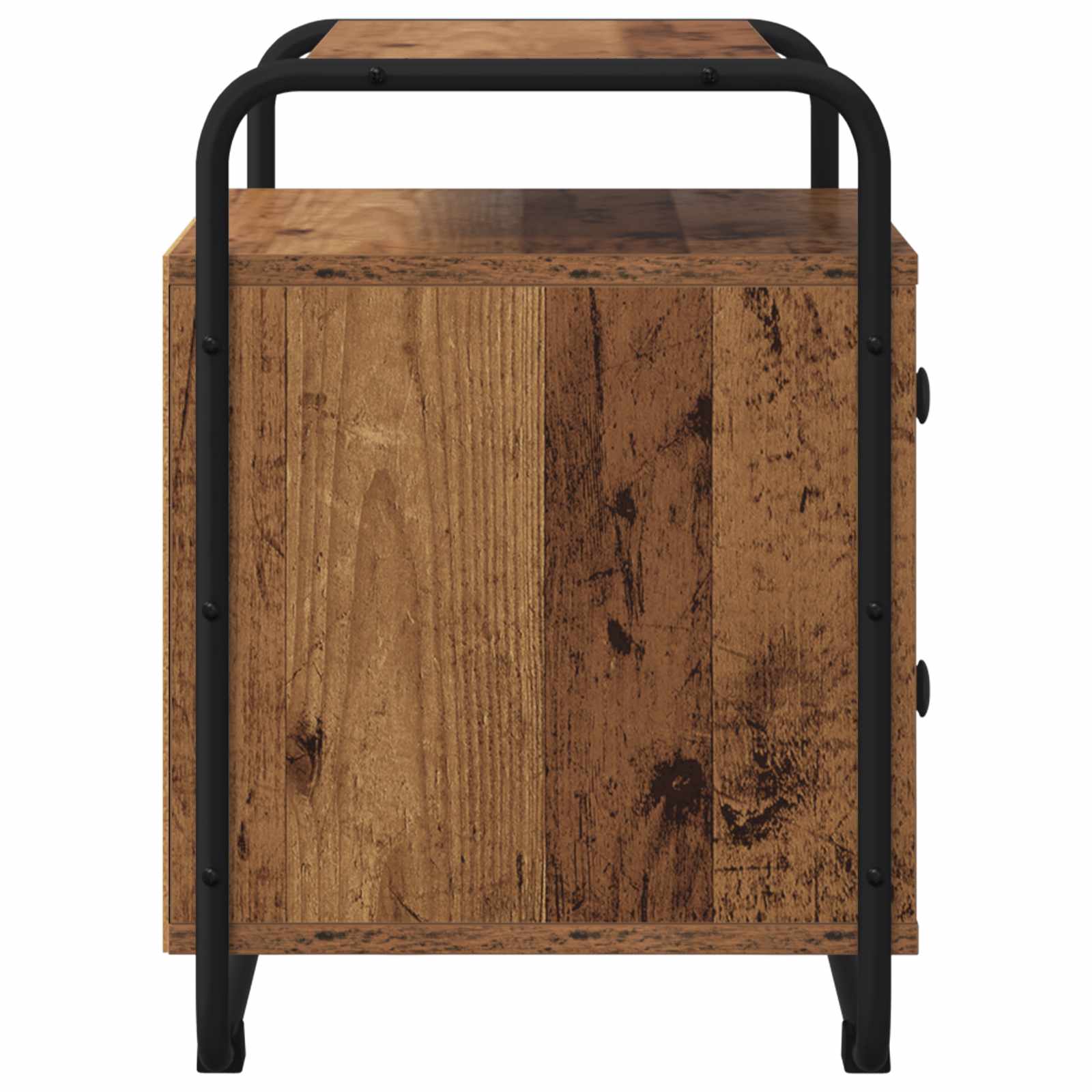 vidaXL Bedside Cabinet Old Wood 40 x 36.5 x 50 cm Engineered Wood 5