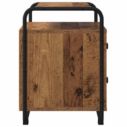vidaXL Bedside Cabinet Old Wood 40 x 36.5 x 50 cm Engineered Wood 5