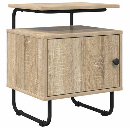 vidaXL Bedside Cabinet 2 pcs Sonoma Oak 40 x 36.5 x 50 cm 4