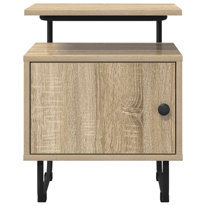 vidaXL Bedside Cabinet 2 pcs Sonoma Oak 40 x 36.5 x 50 cm 6