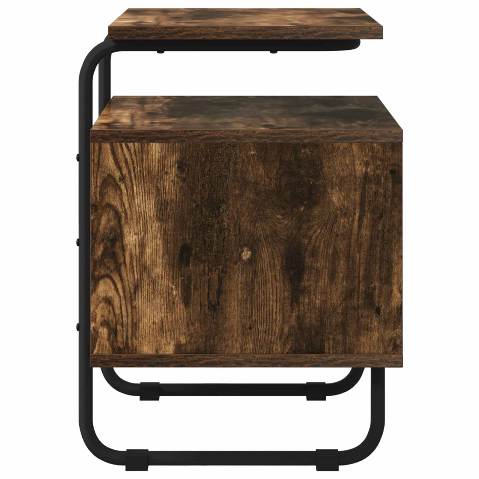 vidaXL Bedside Cabinet 2 pcs Smoked Oak 40 x 36.5 x 50 cm 6