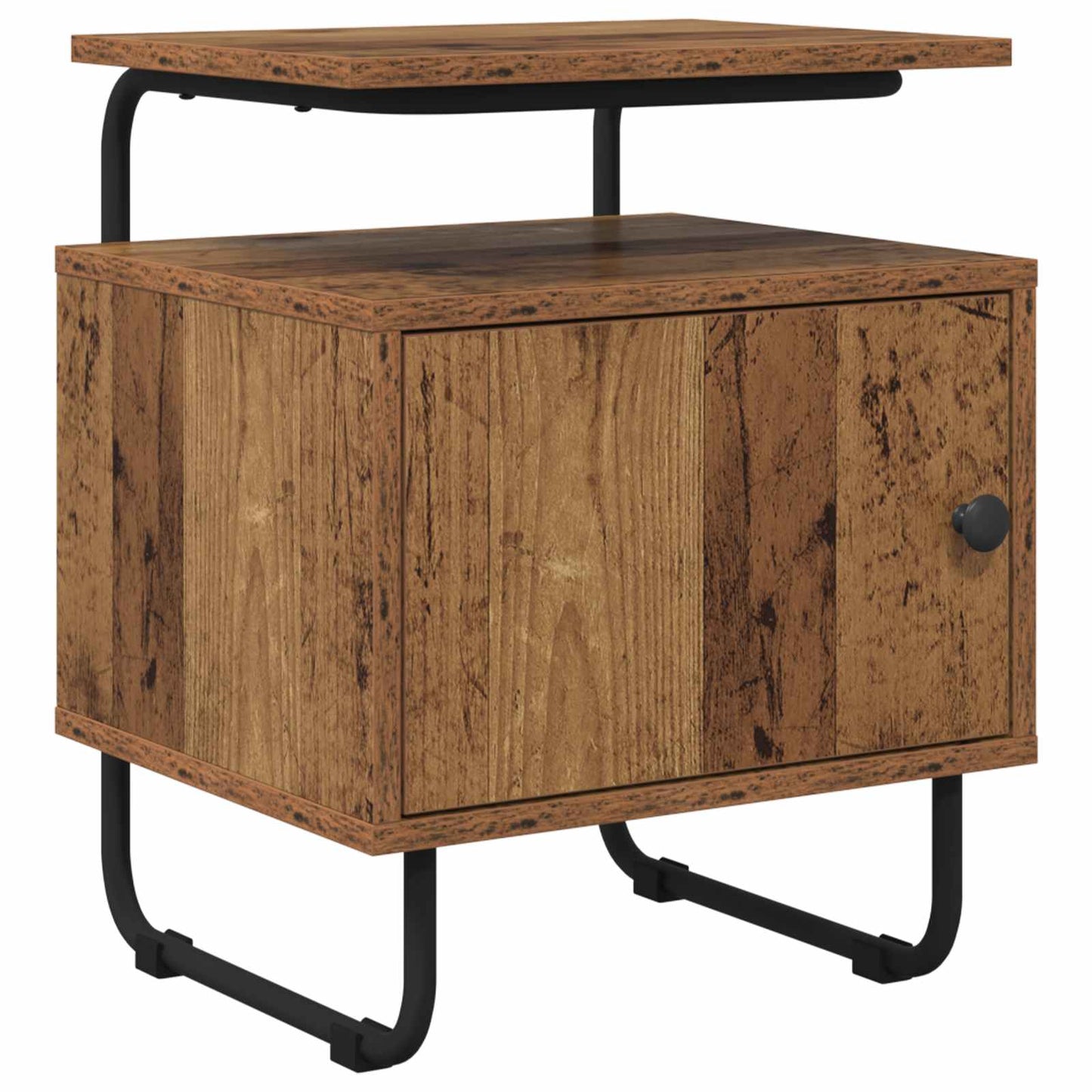 vidaXL Bedside Cabinet 2 pcs Old Wood 40 x 36.5 x 50 cm 3